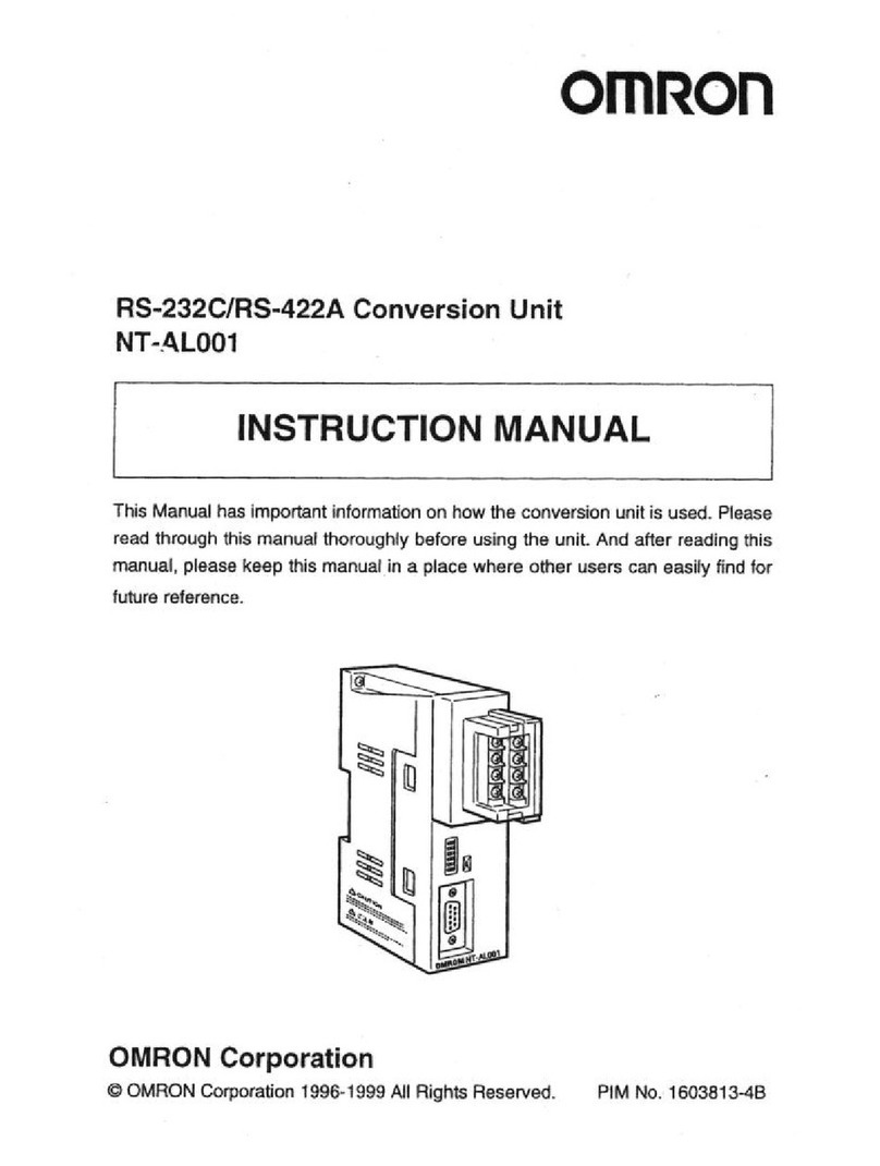 Omron NT-AL001 instruction manual