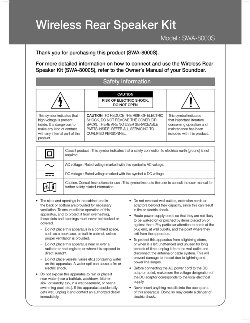 Samsung SWA-8000S manual