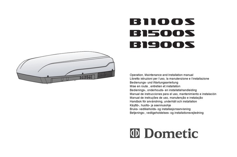 Dometic B1100S User manual