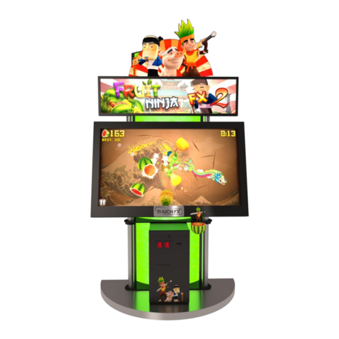 Adrenaline Amusements TOUCH FX TFX1 Installation and operating instructions