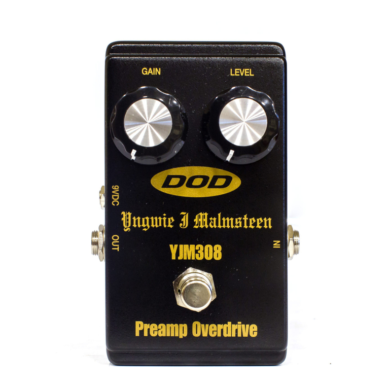 DOD YJM308 Operation manual