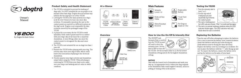 Dogtra YS 200 owner's manual