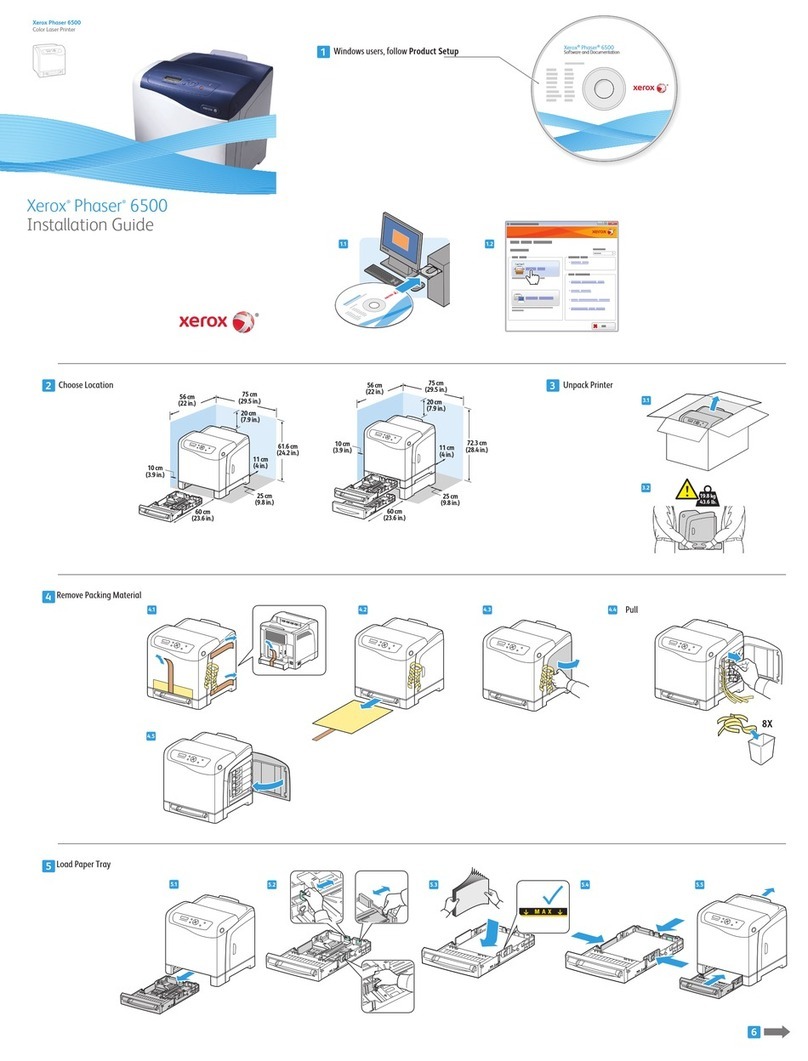 Xerox Phaser 6500 User manual