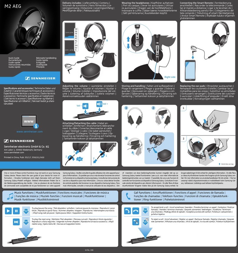 Sennheiser M2 AEG quick guide