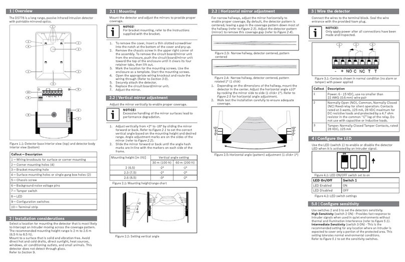 Bosch DS778 installation guide Bosch DS778 installation guide