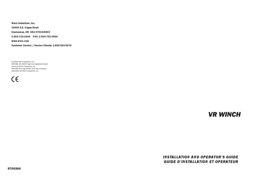 Warn Industries VR Specifications