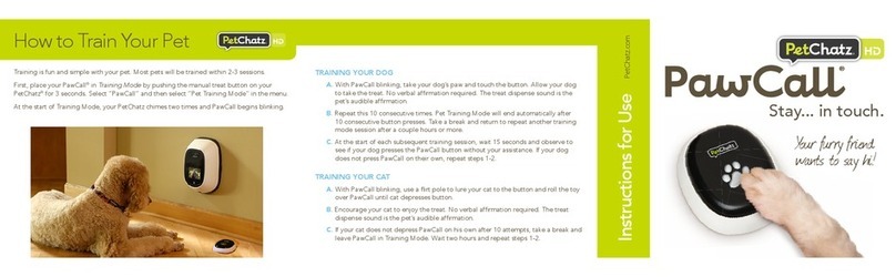 PetChatz PawCall Instructions for use