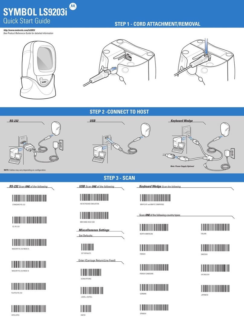 Motorola SYMBOL LS9203i User manual