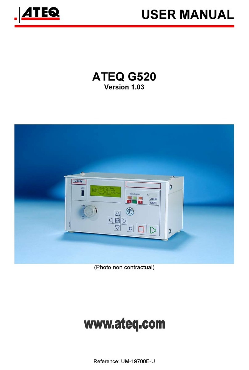 ATEQ G520 user manual