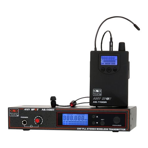 Galaxy Audio AS-1100 quick start guide