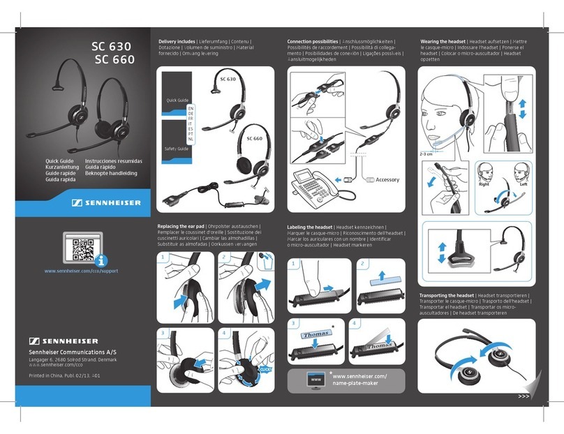 Sennheiser SC 660 quick guide