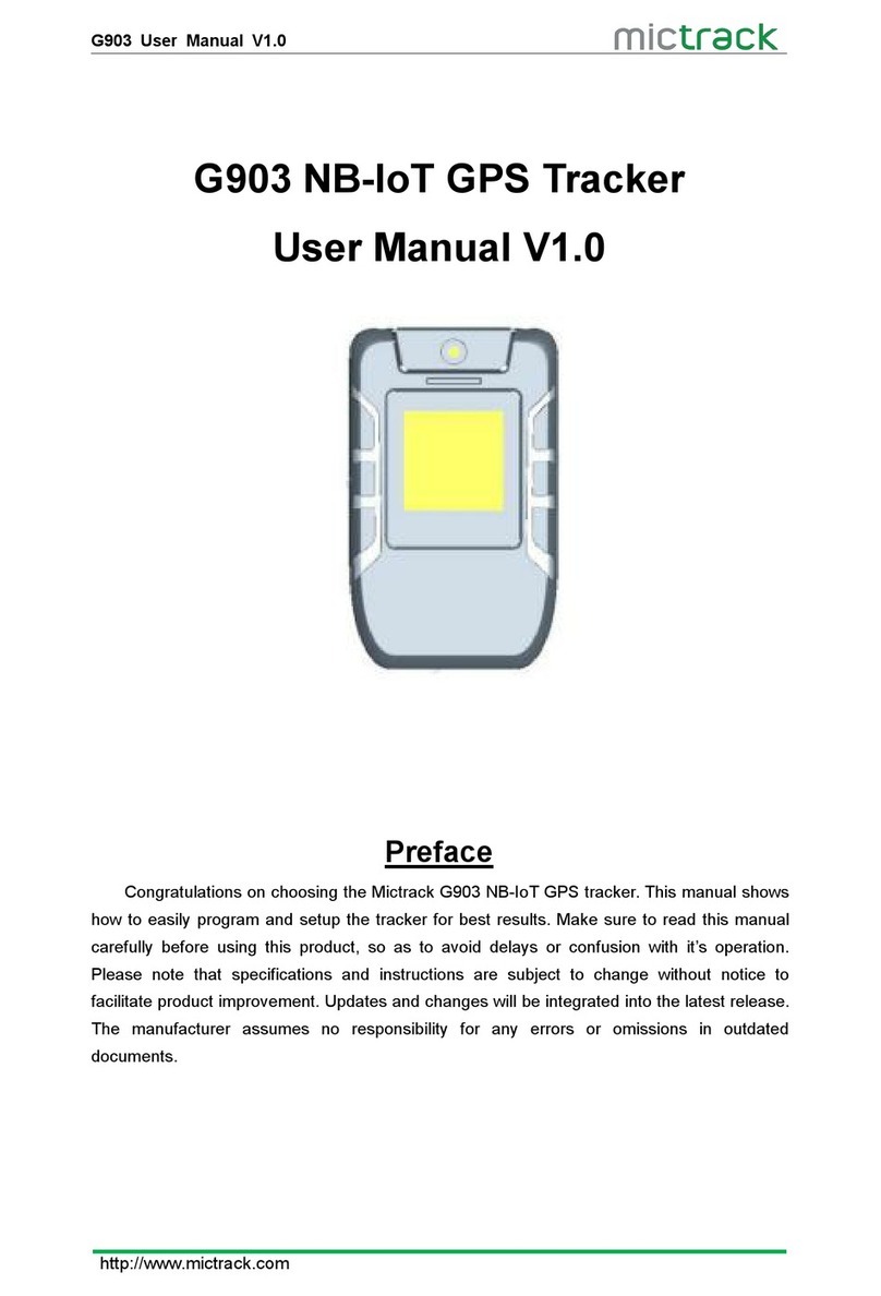 Mictrack G903 user manual