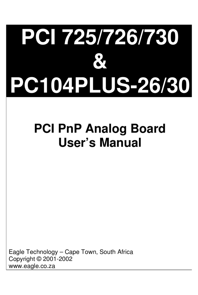Eagle Technology PCI 725 user manual