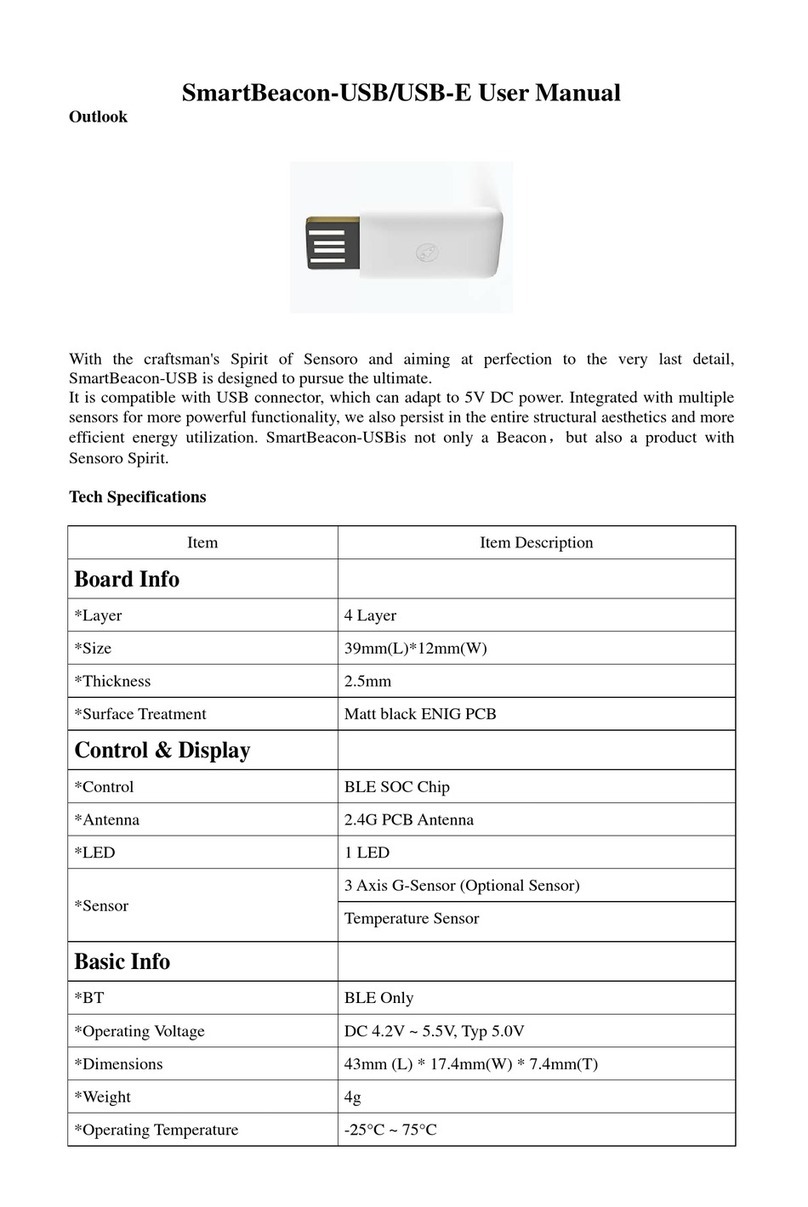 SENSORO SmartBeacon user manual SENSORO SmartBeacon user manual