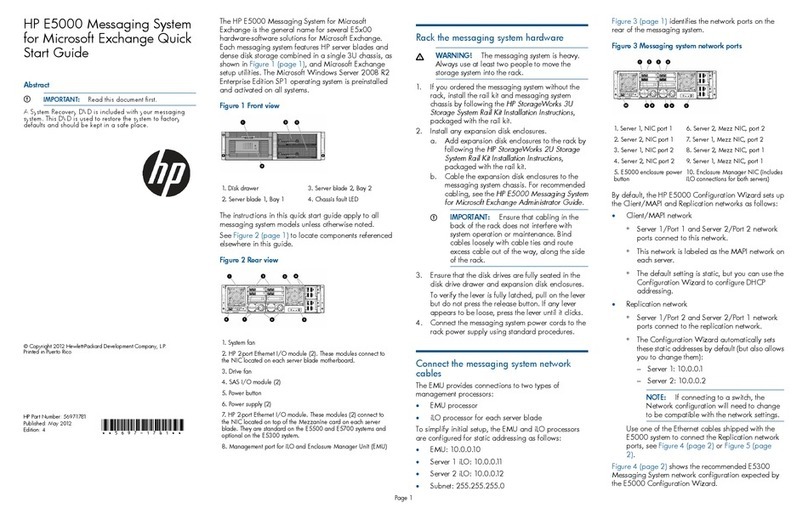 HP E5000 User manual