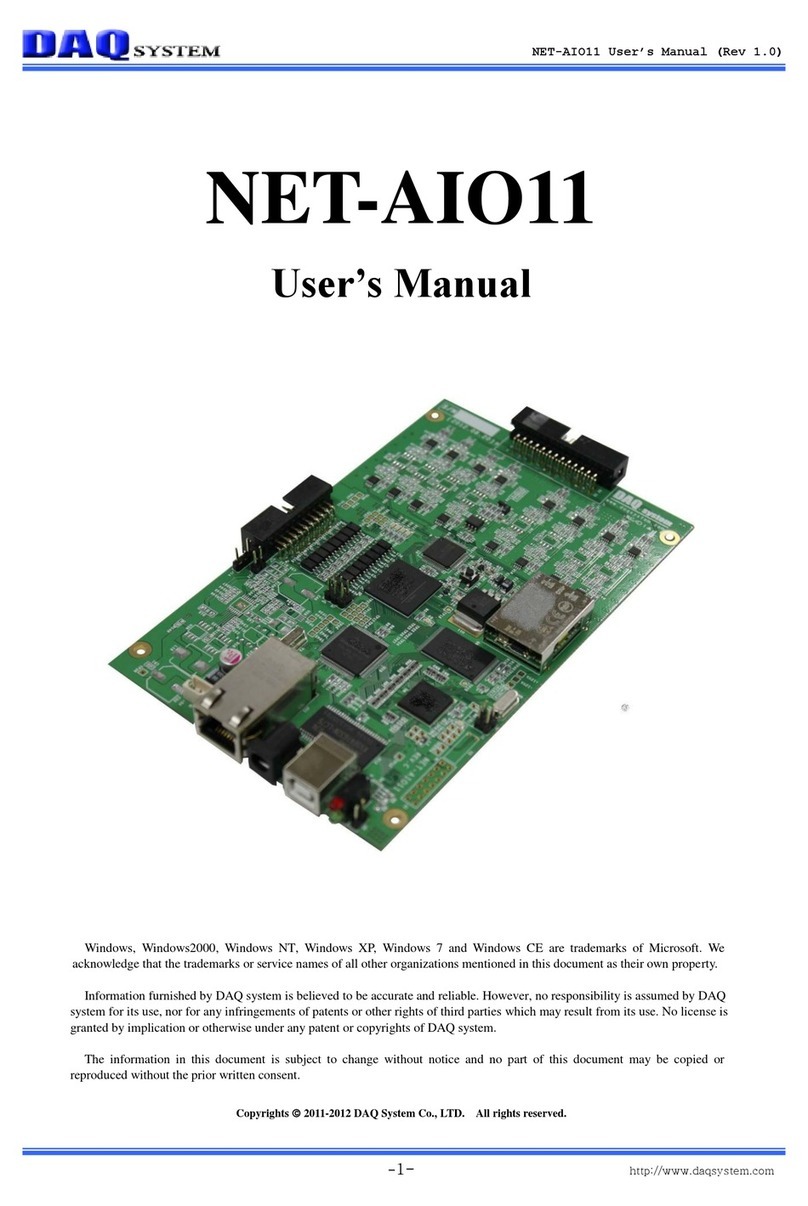 DAQ system NET-AIO11 user manual