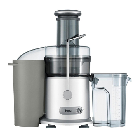 Sage Nutri Juicer Classic SJE95 quick guide