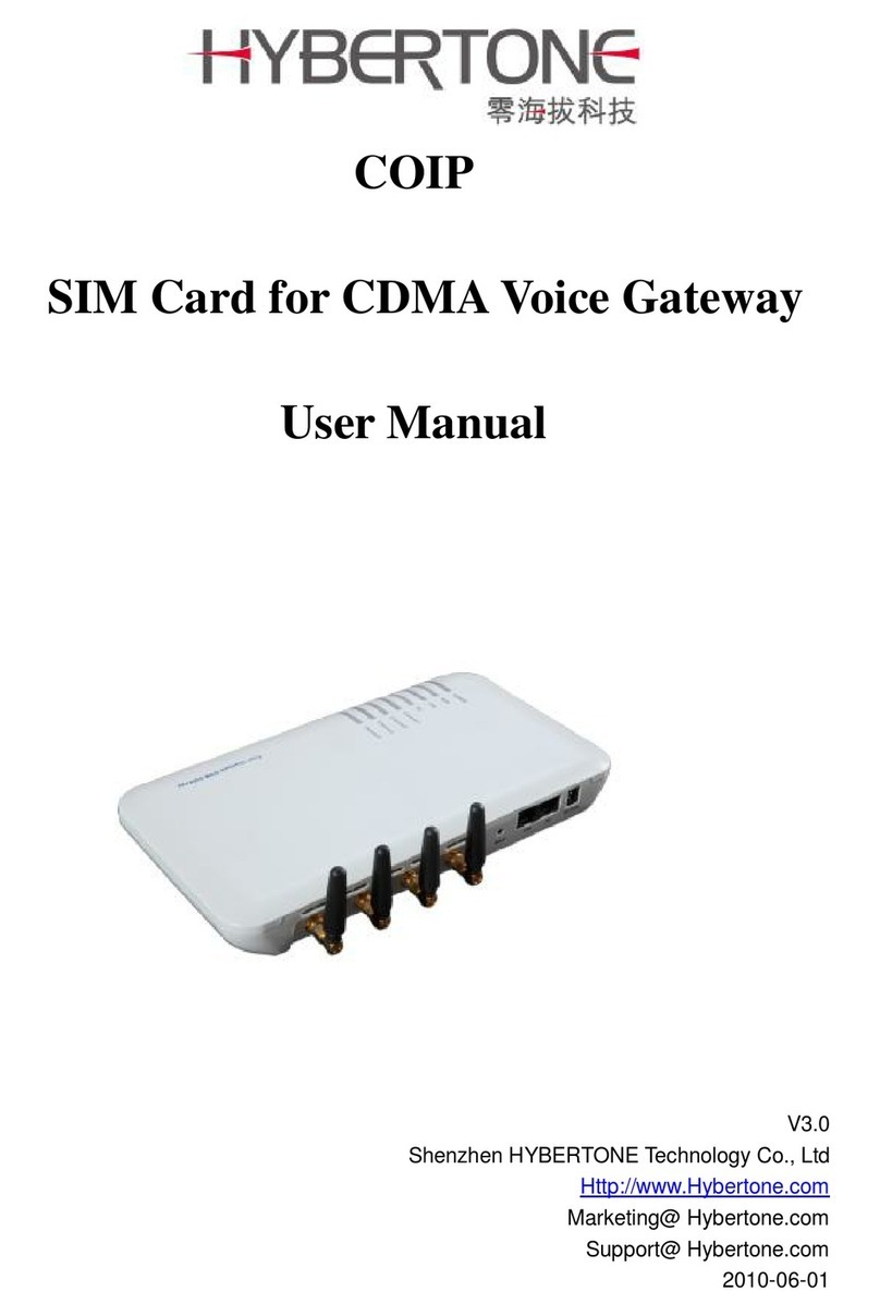 Hybertone COIP user manual