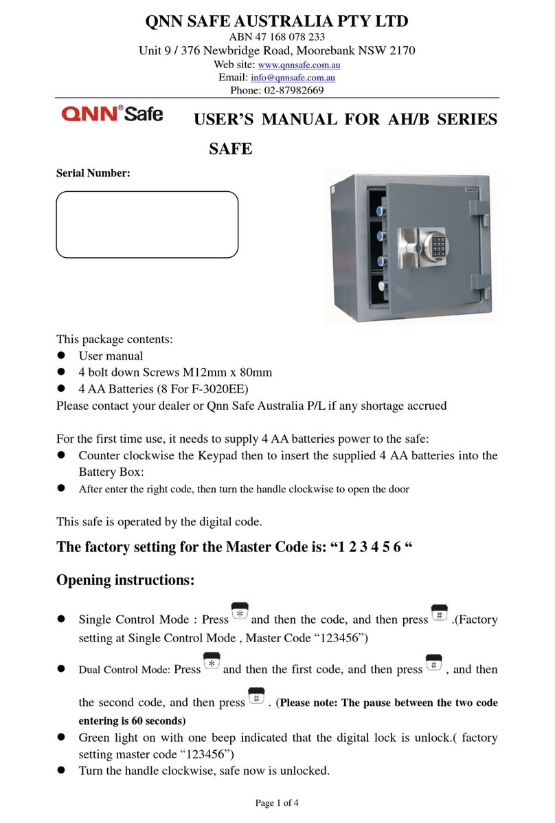 QNN Safe AH/B Series User manual