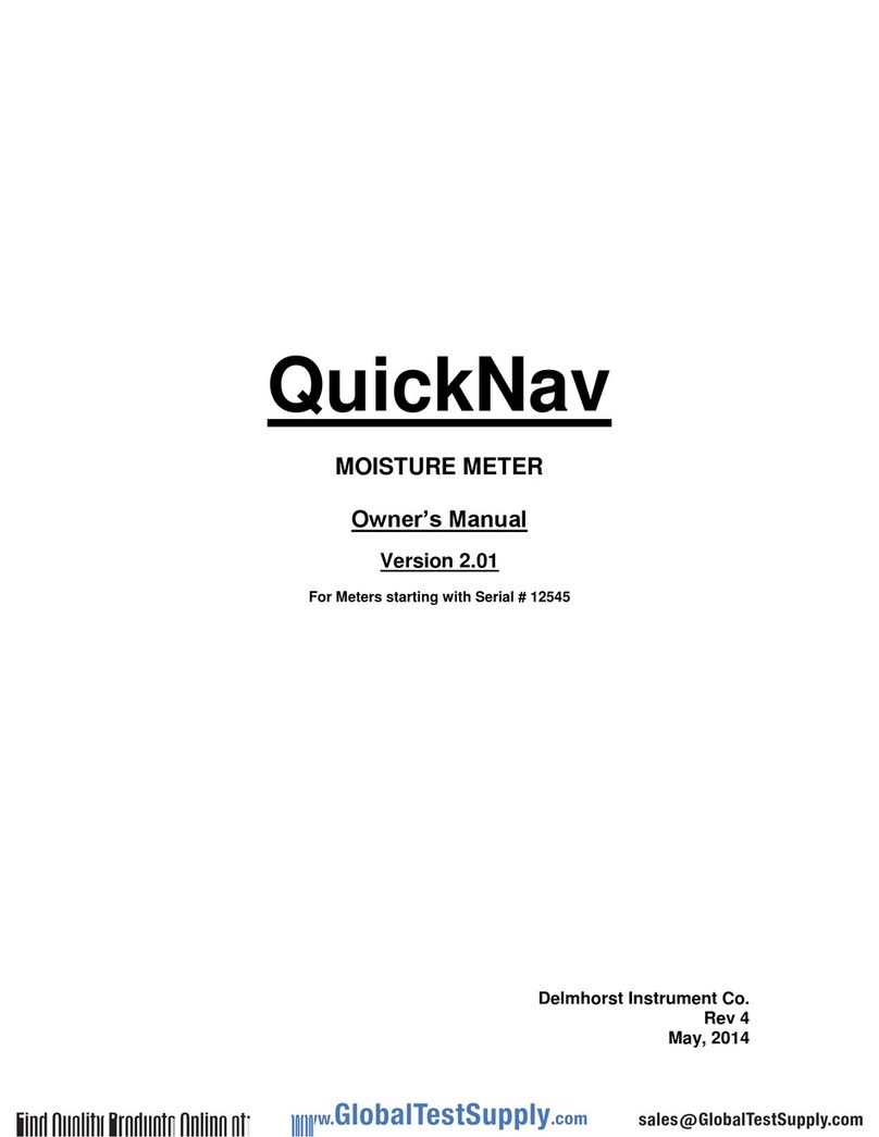 Delmhorst Instrument Co QuickNav 12545 owner's manual