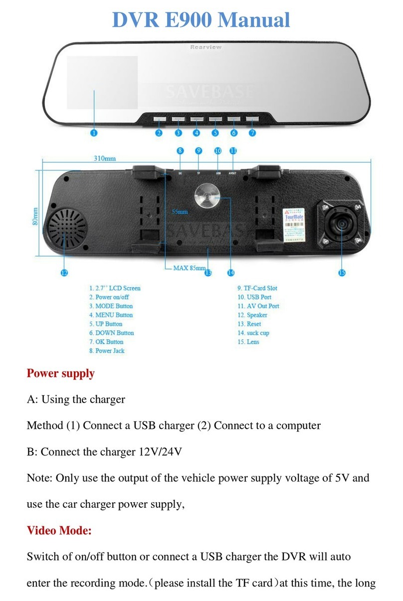 DVR E900 manual