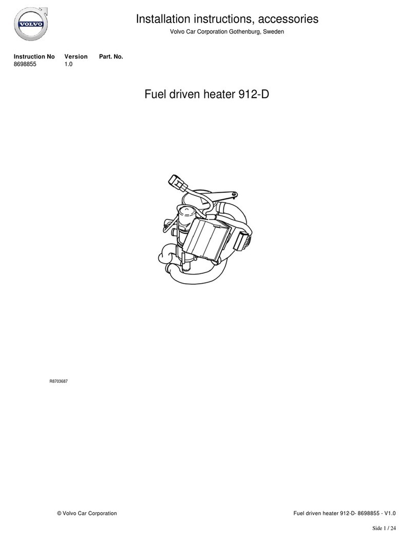 Volvo 912-D installation guide Volvo 912-D installation guide