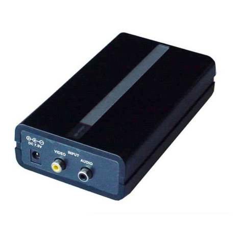 Converters.TV CN-100P/RF Operation manuals