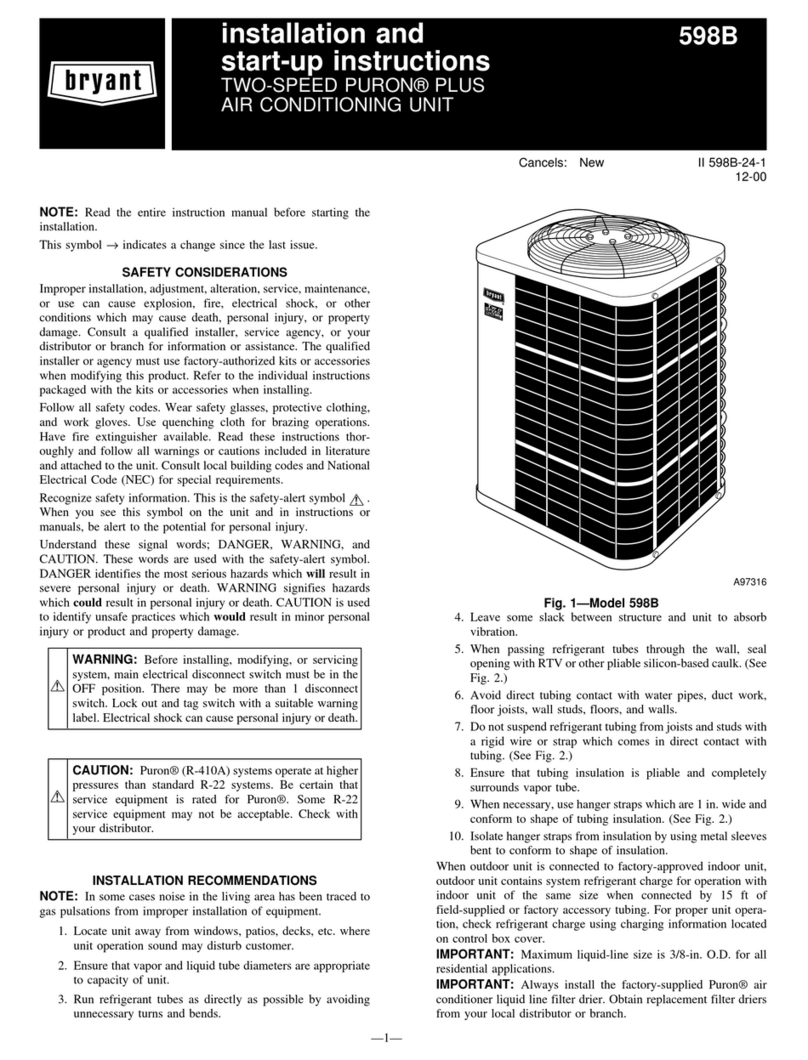 Bryant PURON PLUS 598B Instructions and recipes