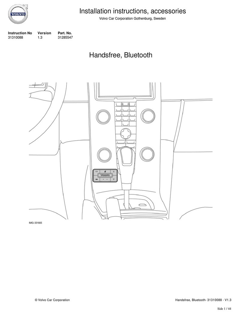Volvo 31285547 User manual