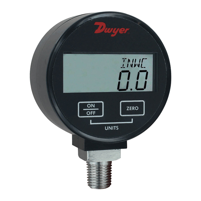 Dwyer Instruments DPGW series Installation and operating instructions