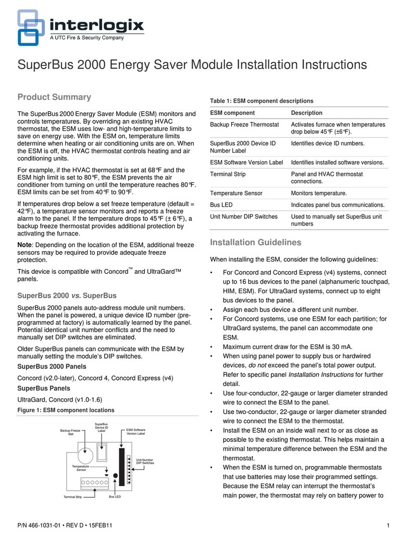 Interlogix SuperBus 2000 User manual