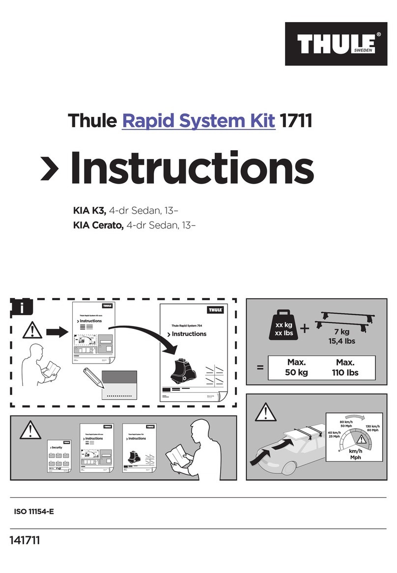 Thule 1711 instruction manual