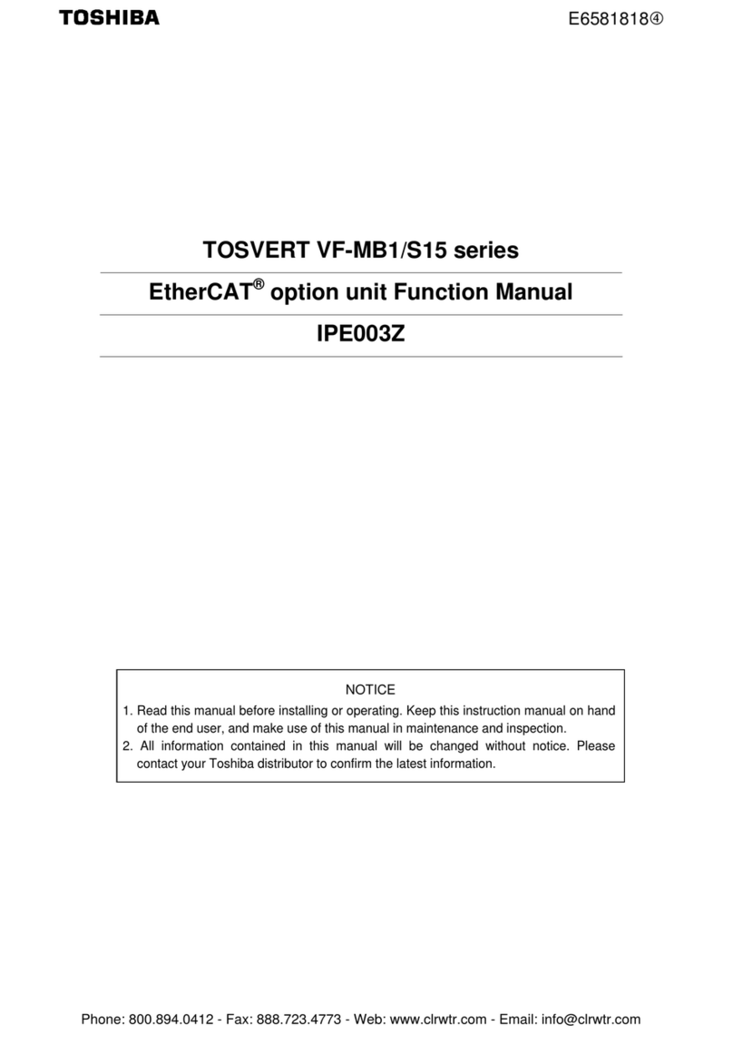 Toshiba TOSVERT VF-MB1 Parts list manual