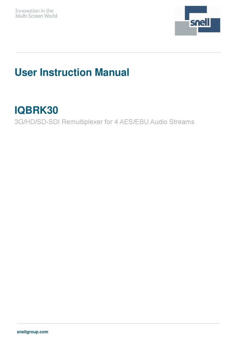 Snell IQBRK3048-2B3 User instruction manual