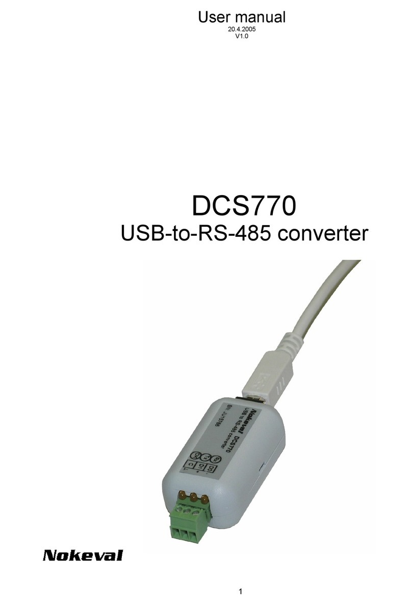 Nokeval DCS770 user manual