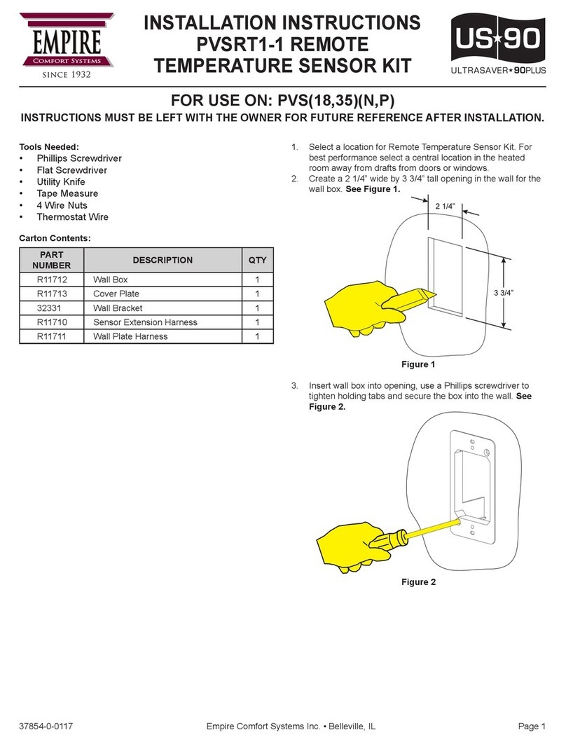 Empire Comfort Systems PVSRT1-1 installation instructions