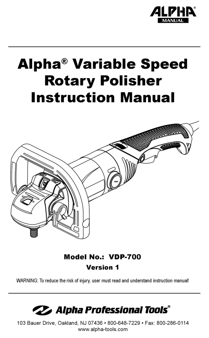 Alpha Professional Tools VDP-700 instruction manual