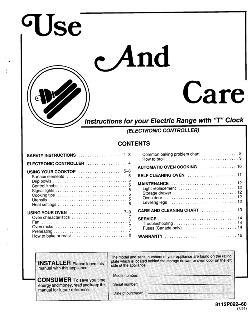 Magic Chef 58HA-4TVW Installation instructions