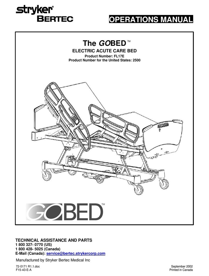 Stryker GOBED FL17E Operation manual