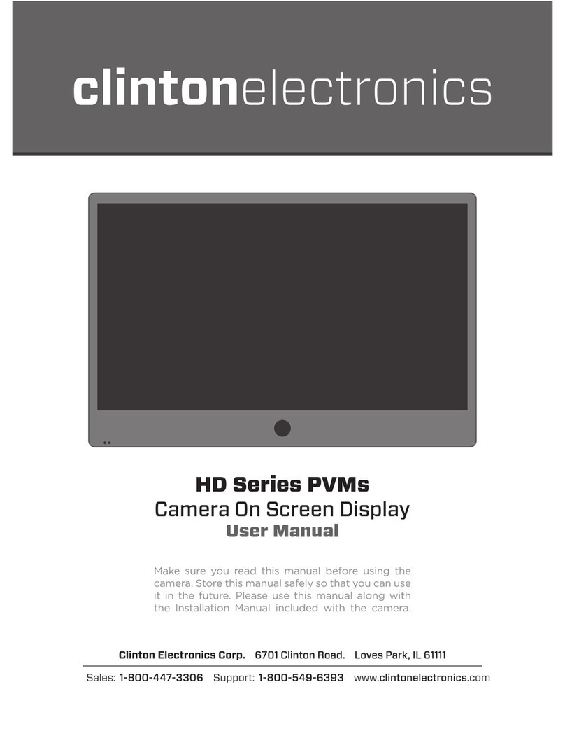 Clinton Electronics HD Series User manual Clinton Electronics HD Series User manual