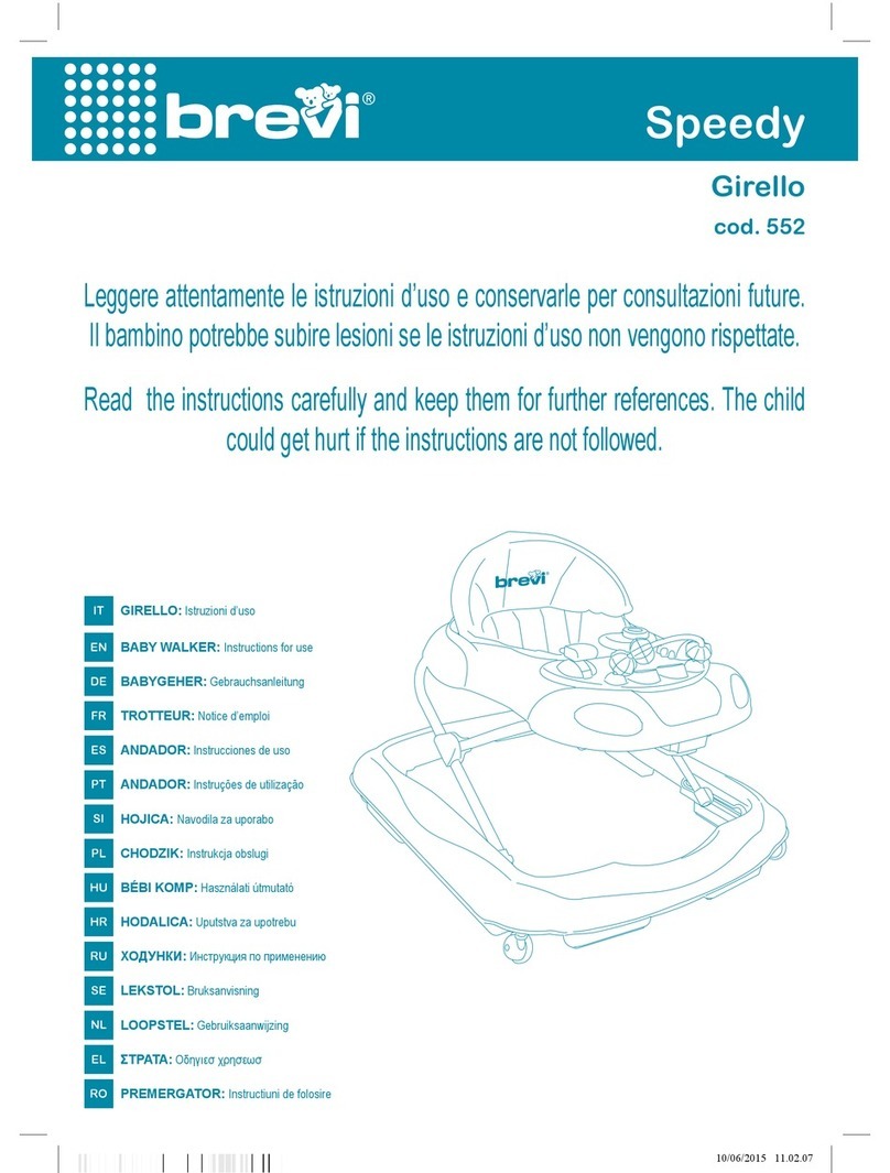 Brevi Speedy 552 Instructions for use