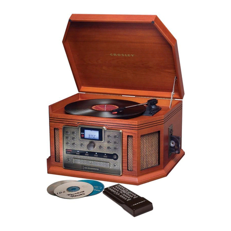 Crosley Crosley Songwriter CD Burner CR248 instruction manual