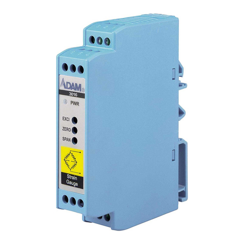 Advantech ADAM-3016 User manual