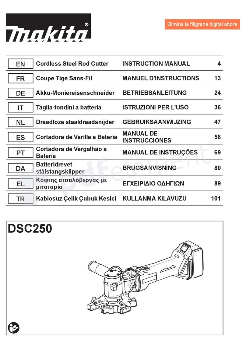 Makita DSC250 User manual