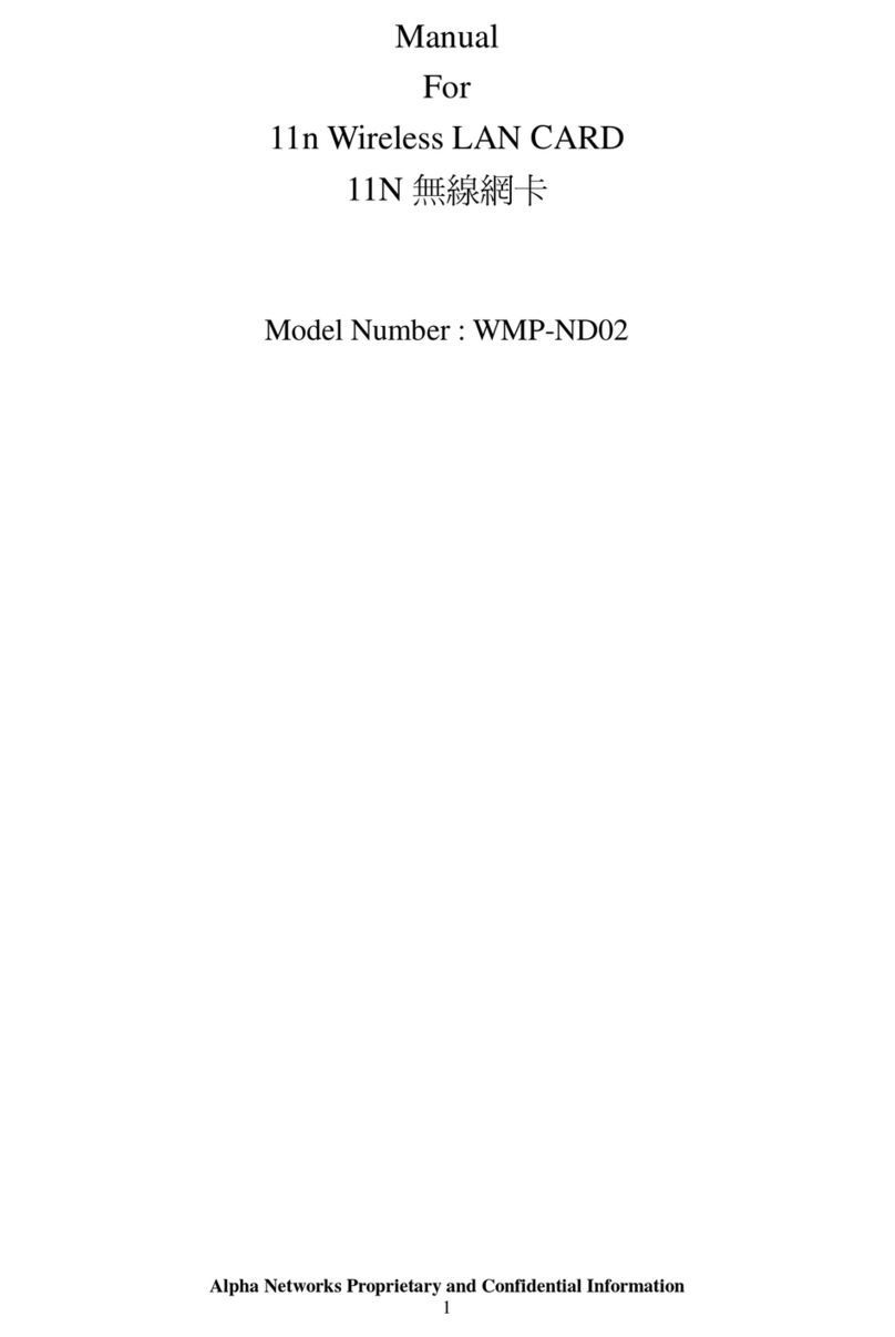 Alpha WMP-ND02 user manual