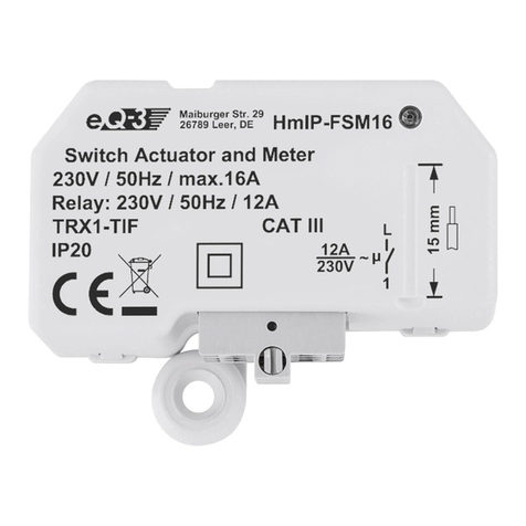 HomeMatic HmIP-FSM16 Installation instruction HomeMatic HmIP-FSM16 Installation instruction