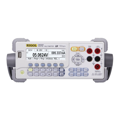 Rigol DM3058E User manual