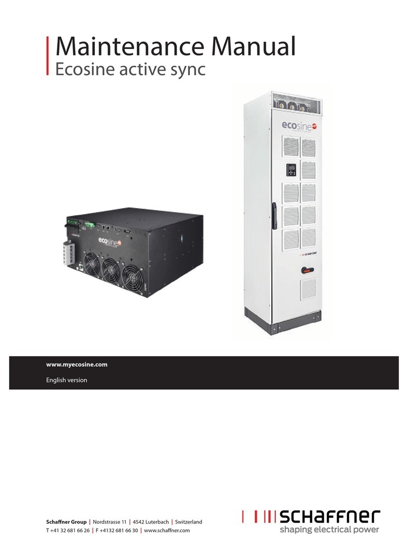Schaffner ecosine FN3540 User manual