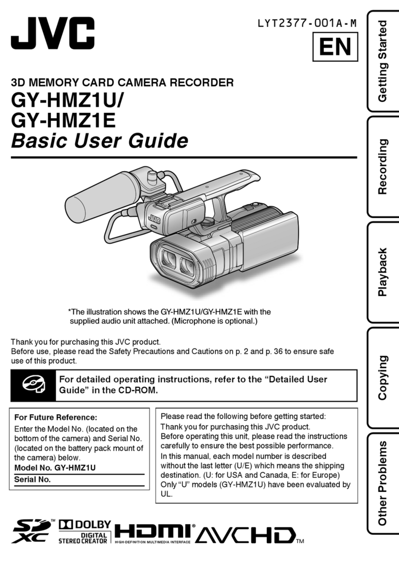 JVC ProHD GY-HMZ1U Operating and maintenance manual