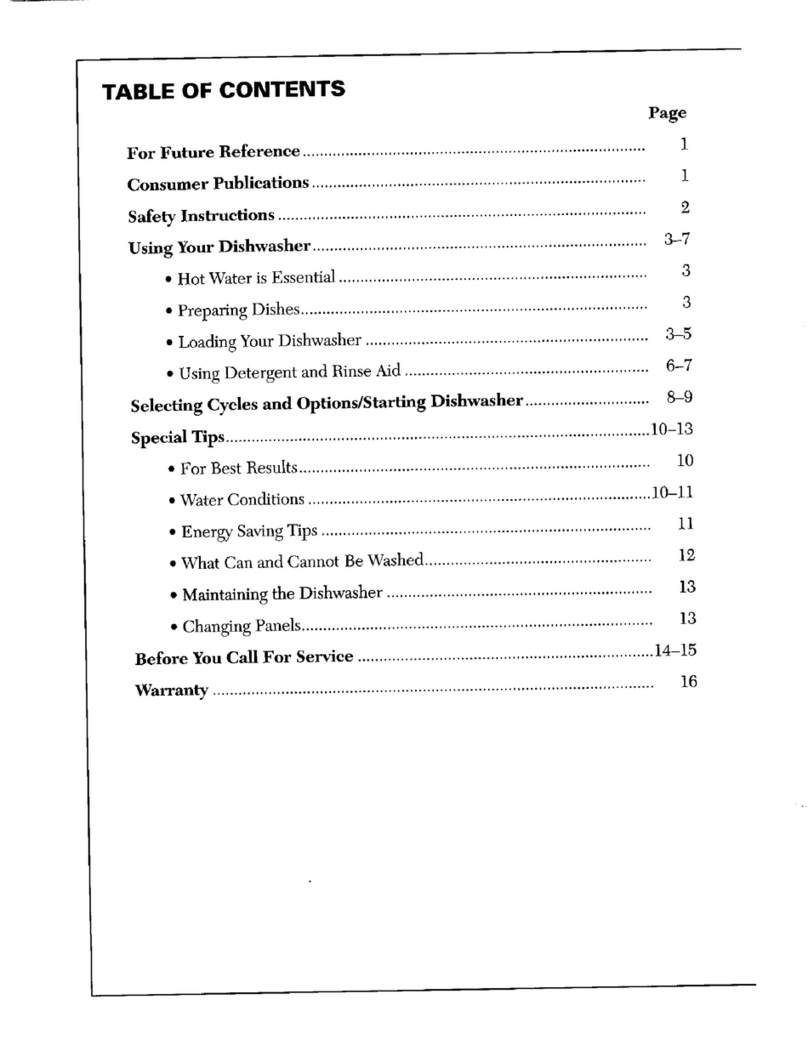 Maytag Jetelean DWU7910AAE Operating instructions